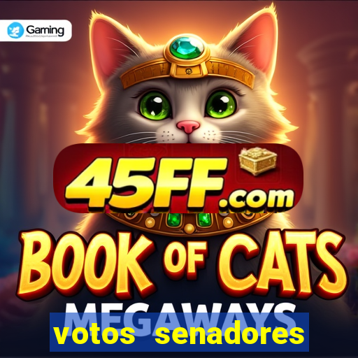votos senadores impeachment alexandre de moraes